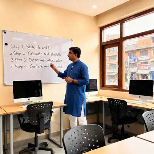 Nepali Math Teacher in Kathmandu | A Level Statistics