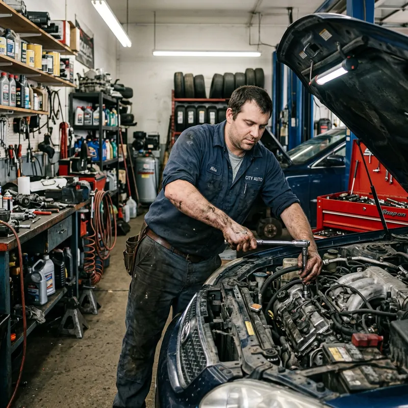 Dmitriy Lixxx Fixing Car - Professional Mechanic