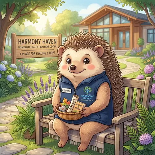 Hedgehog Mascot for Behavioral Health Center