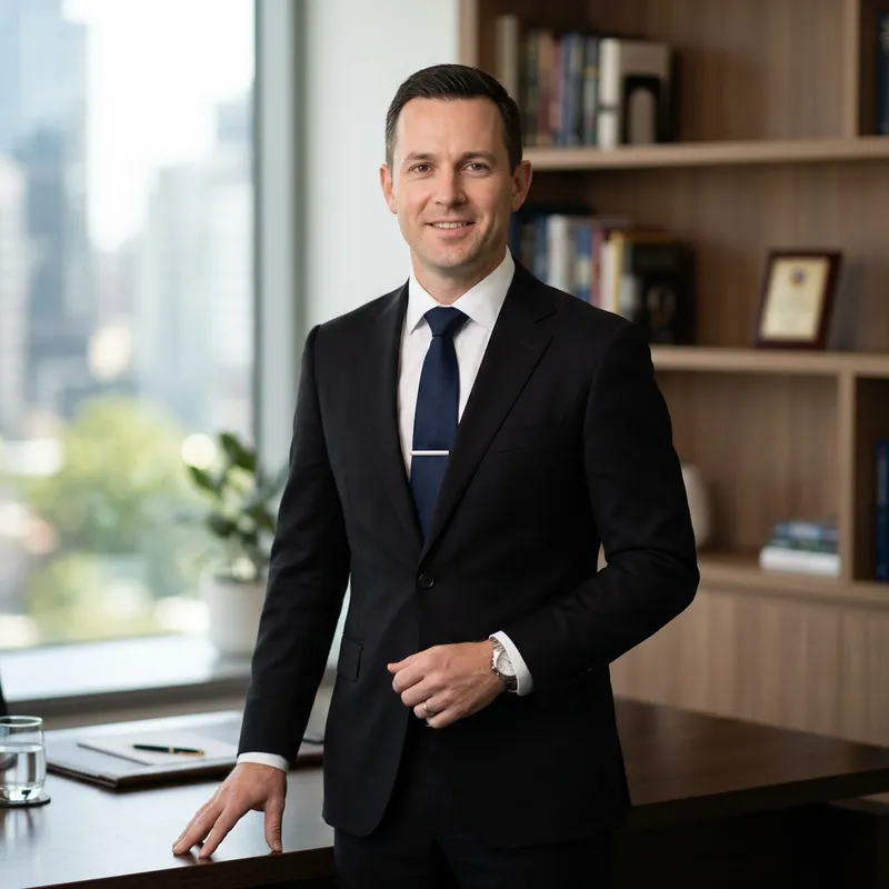 Professional Black Suit Portrait Professional Black Suit Portrait