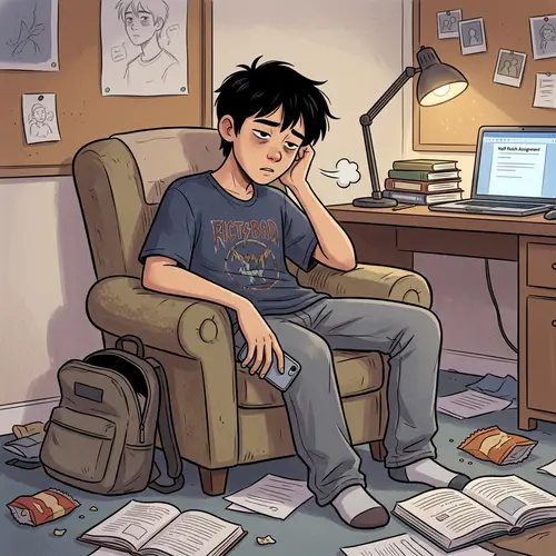 Cartoon Teenage Burnout: Understanding Emotional Stress