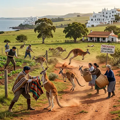 Imaginative Conflict: Uruguayans vs. Australian Kangaroos