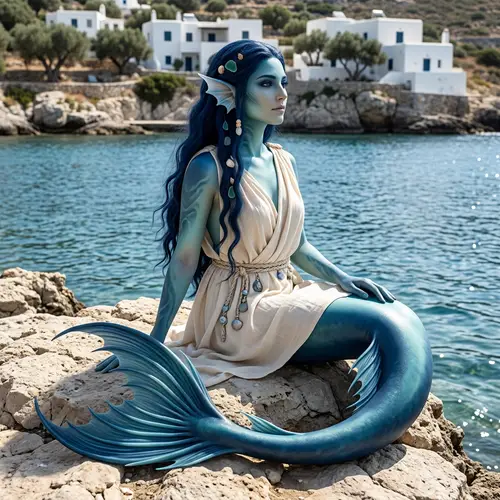 Aquatic Humanoid Inspired by the Sea