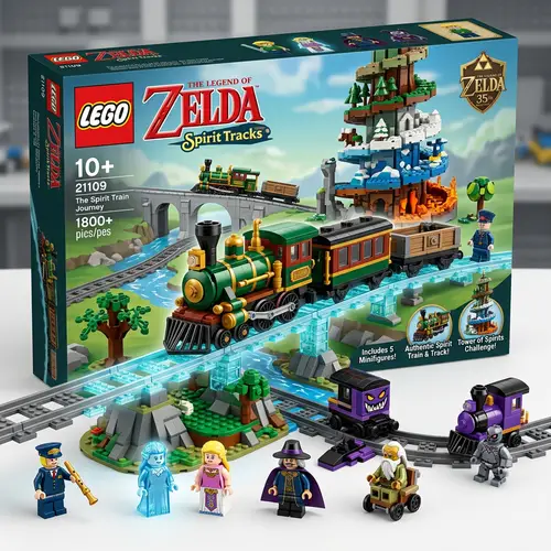 LEGO Set Inspired by The Legend of Zelda: Spirit Tracks