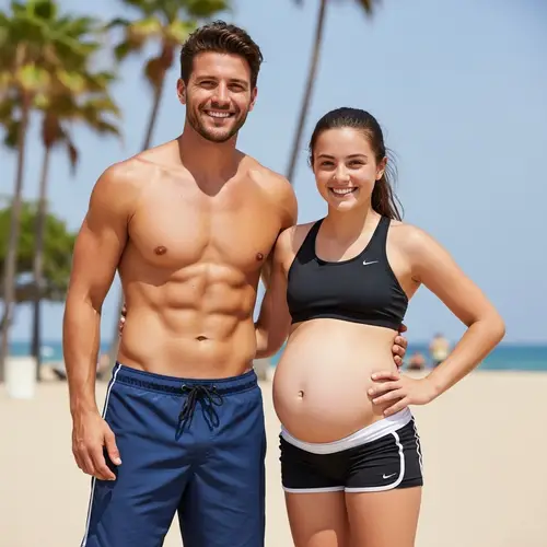 Shirtless Couple: Embrace Body Diversity