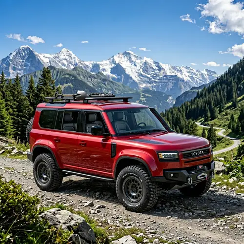 Rugged SUV with Toyota Design | Defender Type | Bright Red