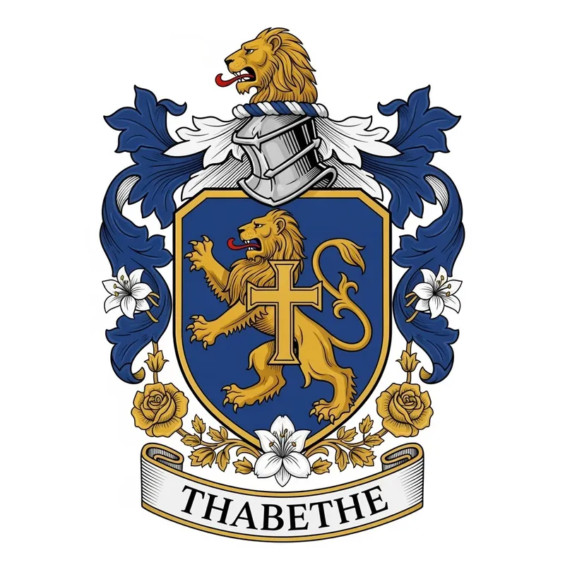 Thabethe Family Crest: Strength & Loyalty Thabethe Family Crest: Strength & Loyalty