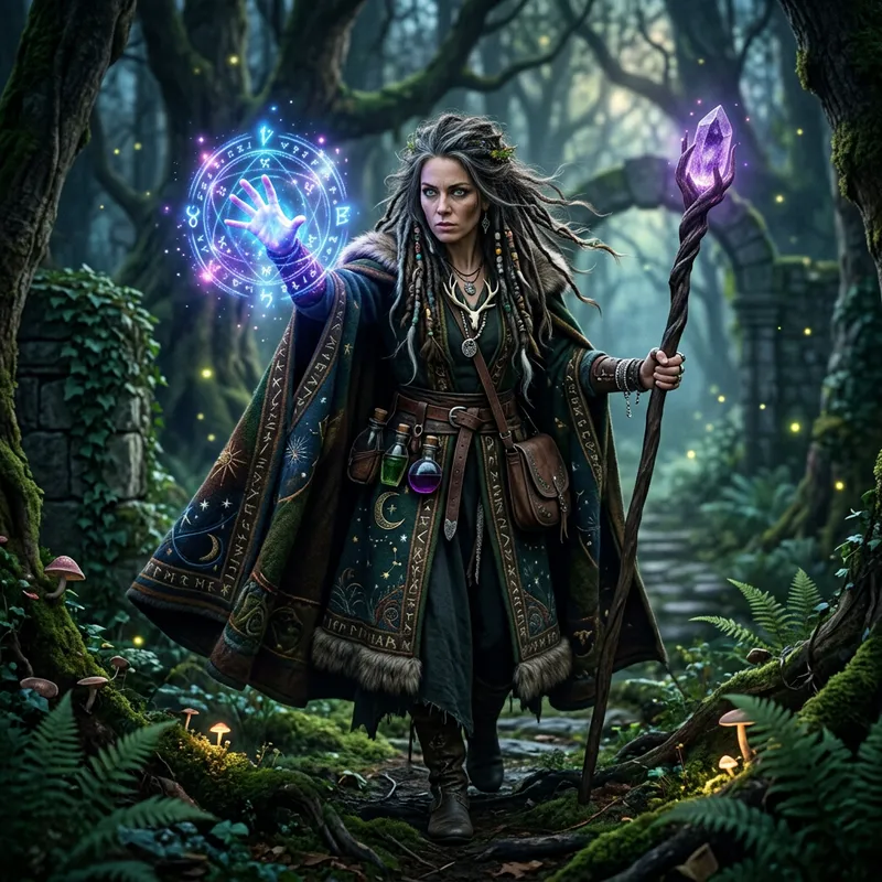 Enchanting Witch Character Designs