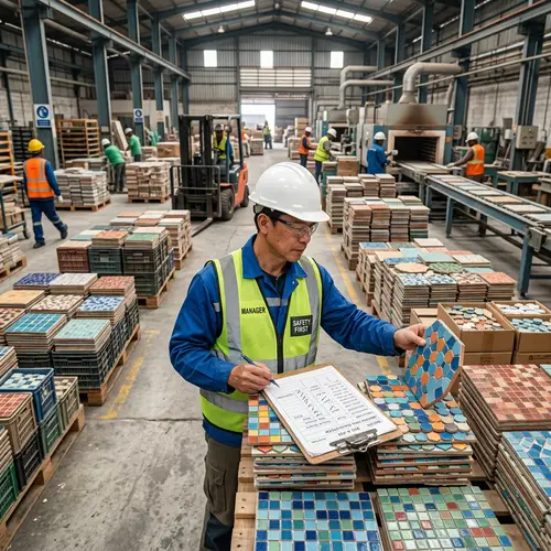 Quality Mosaic Tile Factory Manager Ensuring Safety and Efficiency