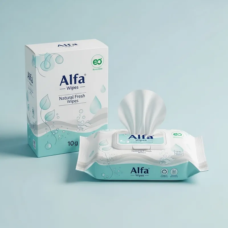 Alfa Eco-Friendly Wipes - Minimalist & Elegant Design