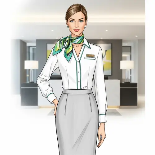 Wyndham Garden Hotel Front Desk Uniform Design