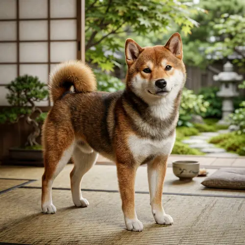 3D Shiba Inu Dog Sculpture | Japanese Medium-Sized Breed