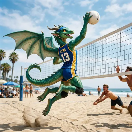 Mythical Creature Volleyball Player - Number 13