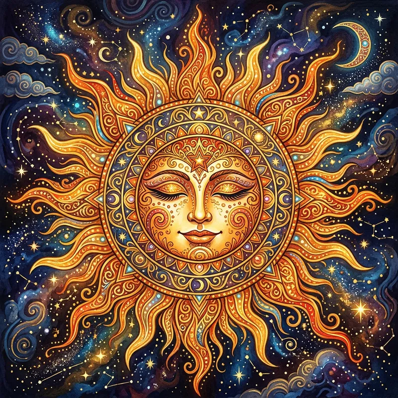 Artistic Sun Designs - Unique Sun Illustrations Artistic Sun Designs - Unique Sun Illustrations