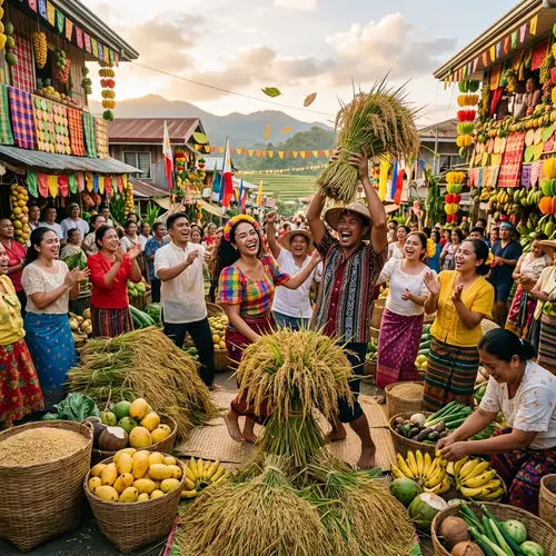 Filipino Harvest Celebration: Vibrant Cultural Festivity | Nikon D750