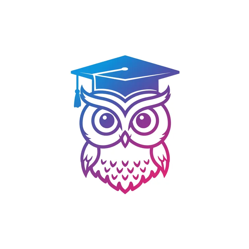 Teacher Carol Logo with Graduation Owl Teacher Carol Logo with Graduation Owl