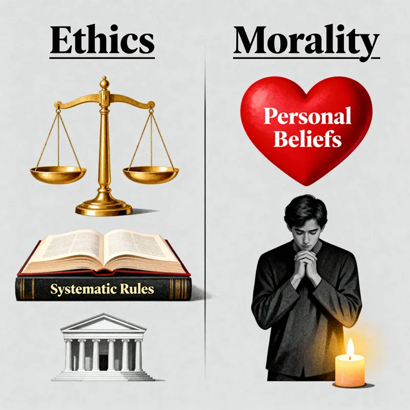 Understanding Ethics vs. Morality: A Visual Guide Understanding Ethics vs. Morality: A Visual Guide