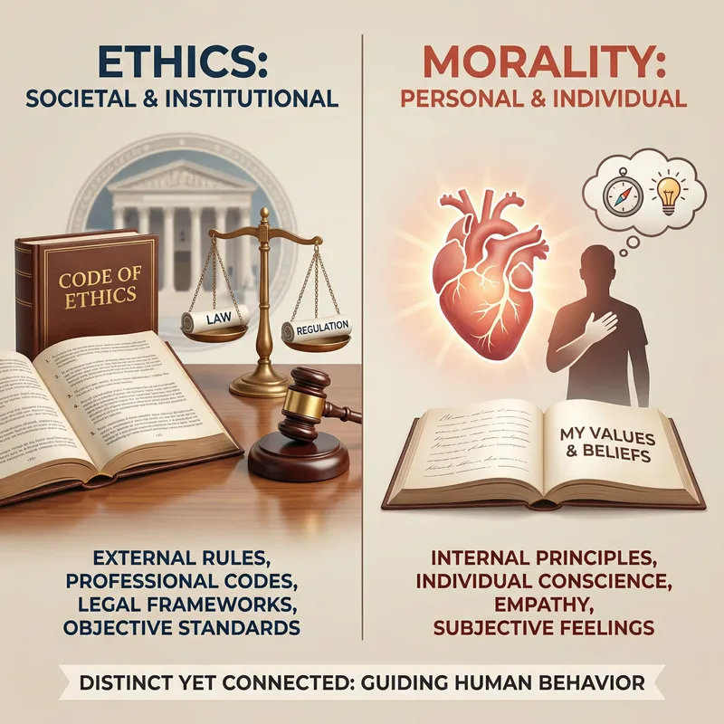 Understanding Ethics vs. Morality: A Visual Guide