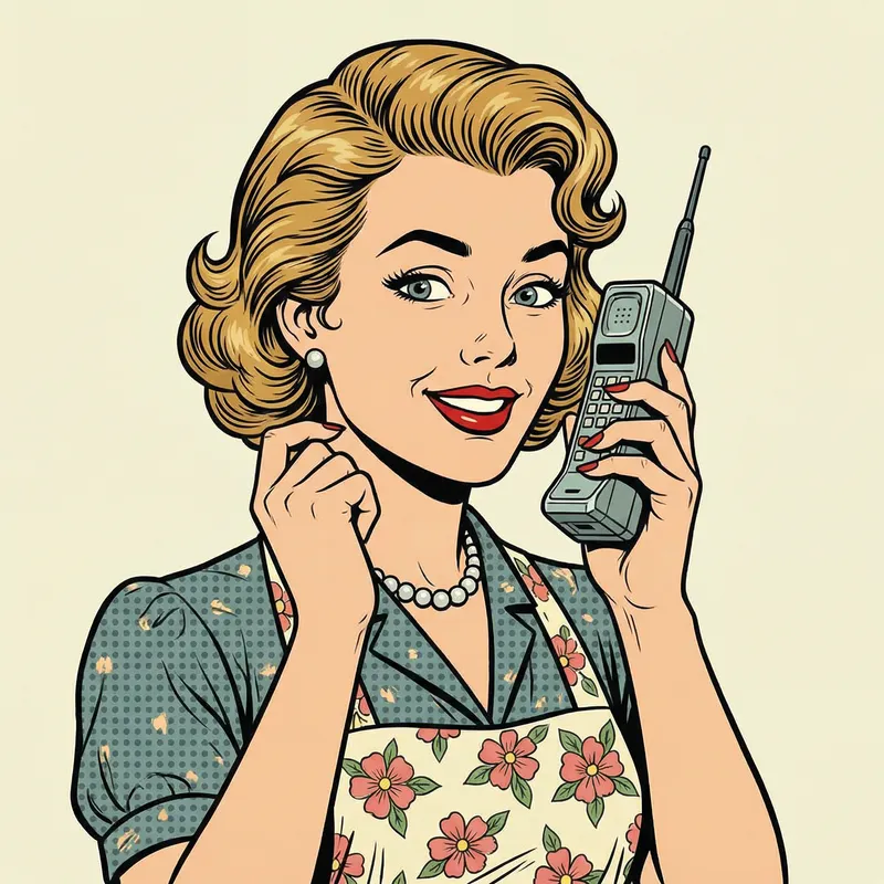 Retro 1950s Housewife with a Modern Twist Retro 1950s Housewife with a Modern Twist