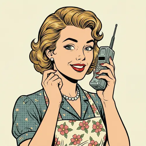 Retro 1950s Housewife with a Modern Twist