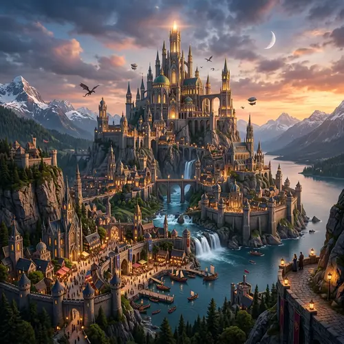 Fantasy City: A Journey into Imagination