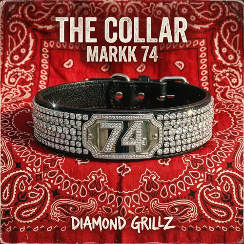 Shiny Diamond Collar Album Cover Art with 74