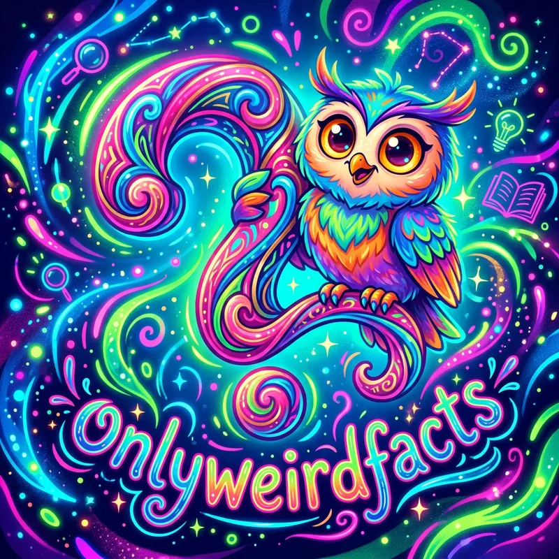 OnlyWeirdFacts - Vibrant Owl & Question Mark - Eye-catching Profile