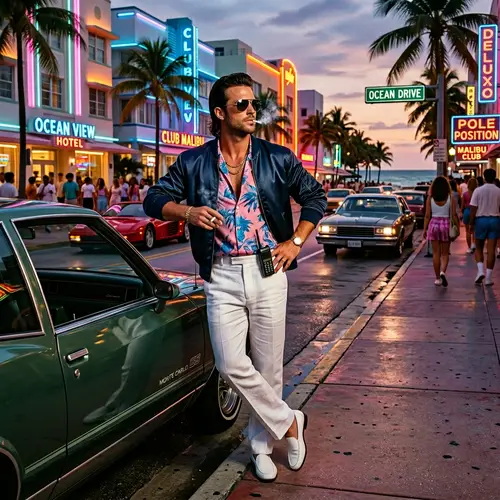 GTA Vice City Character: 80s Miami Style