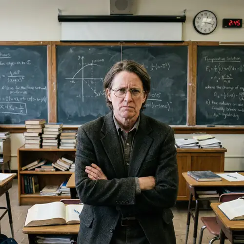 Angry Teacher in Classroom: Authority in Education