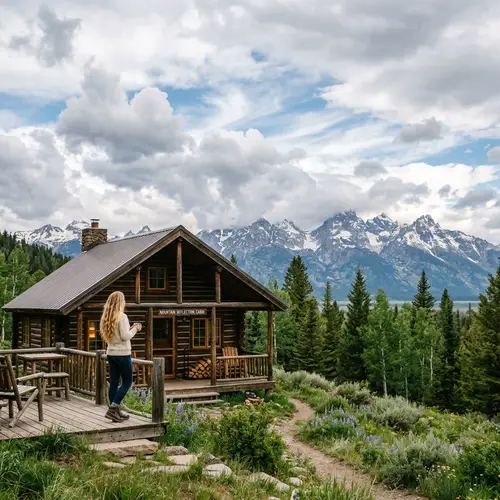 Serene Two-Bedroom Cabin in Tall Mountains