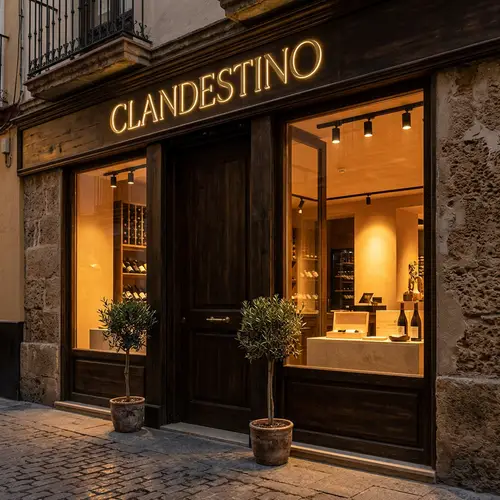 Gourmet Shop Clandestino: Elegant Rustic Style
