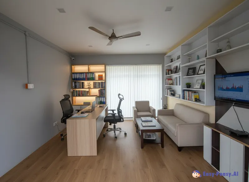 Modern Mutual Fund Office Layout Design