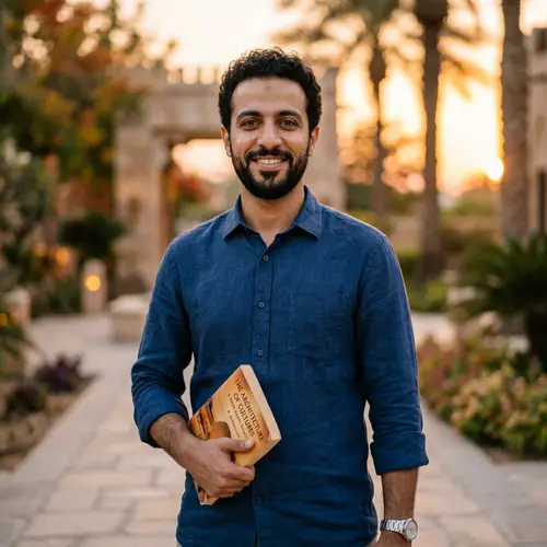 Meet Ali: Middle-Eastern Scholar with Friendly Smile