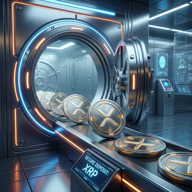 Futuristic Vault for XRP Coins - High Security