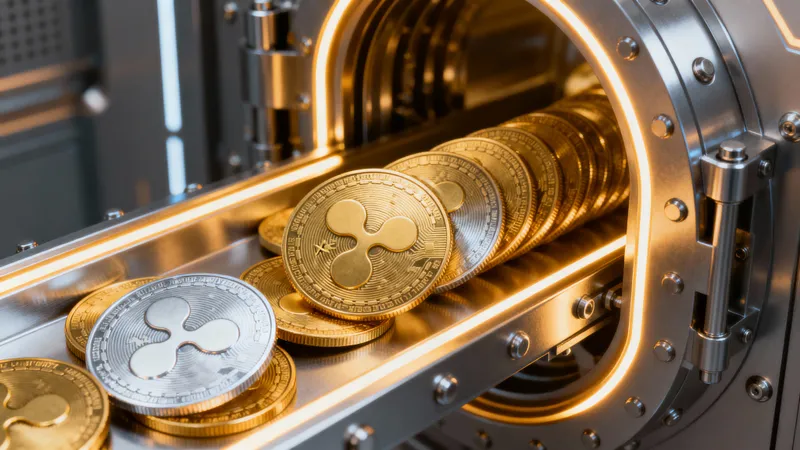 Futuristic Vault for XRP Coins - High Security