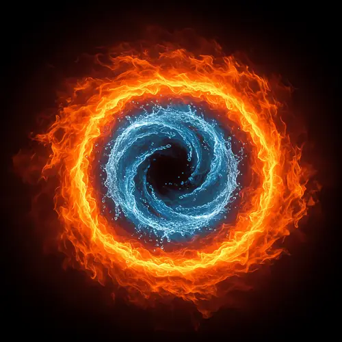 Fire and Water: A Symbolic Conflict in Art