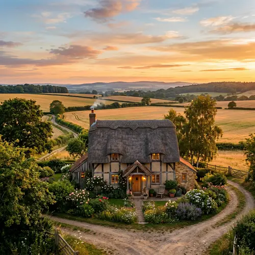 Tranquil Countryside Retreat | Rustic Country House Amidst Lush Greenery