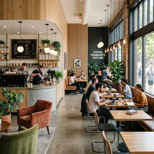 Beautiful Contemporary Coffee Shop Design Ideas