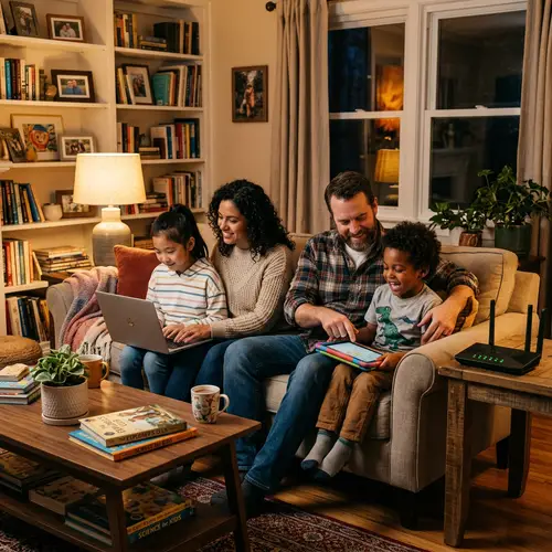 Family Time with High-Speed Internet: Connecting Devices Together
