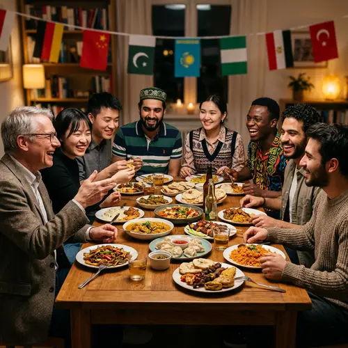 Diversity and Unity at Academic Dinner: Prof and Students' Harmony