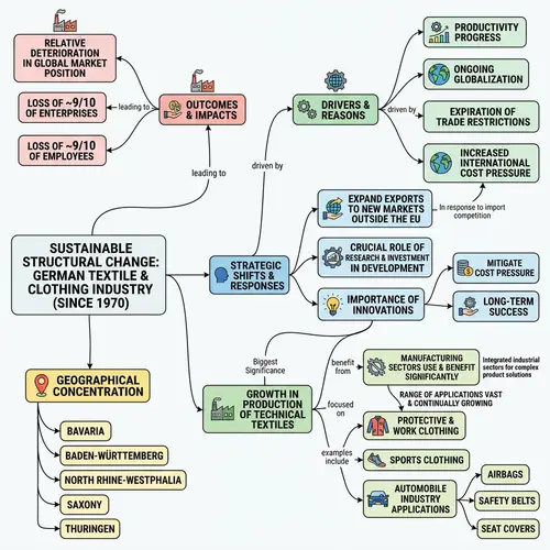 Evolution of German Textile Industry since 1970