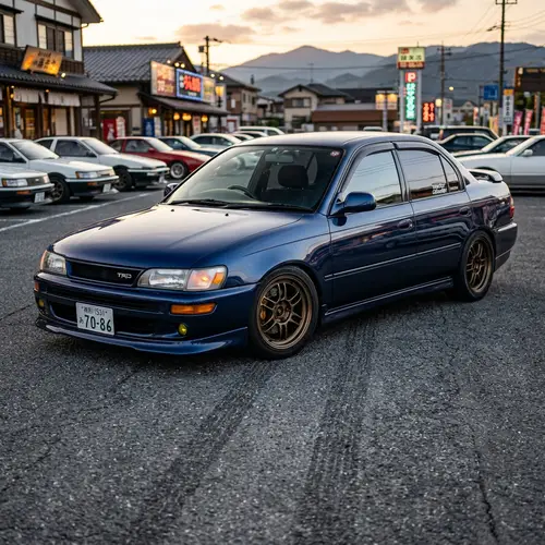 Customized 7th Gen Toyota Corolla | JDM Tuned AE100 Style