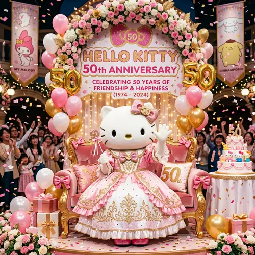 Celebrate Hello Kitty's 50th Anniversary!