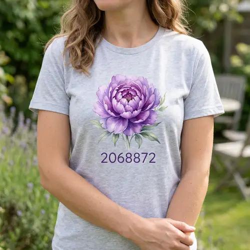 Purple Flower Shirt - Stylish & Unique Designs