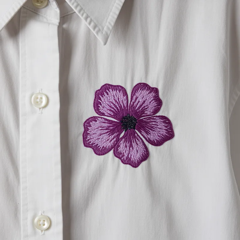 Purple Flower Shirt - Stylish & Unique Designs