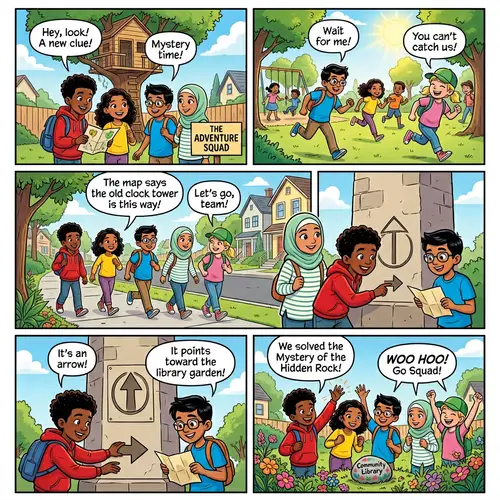 Friendly Kids Comic Strips: Adventure Awaits!