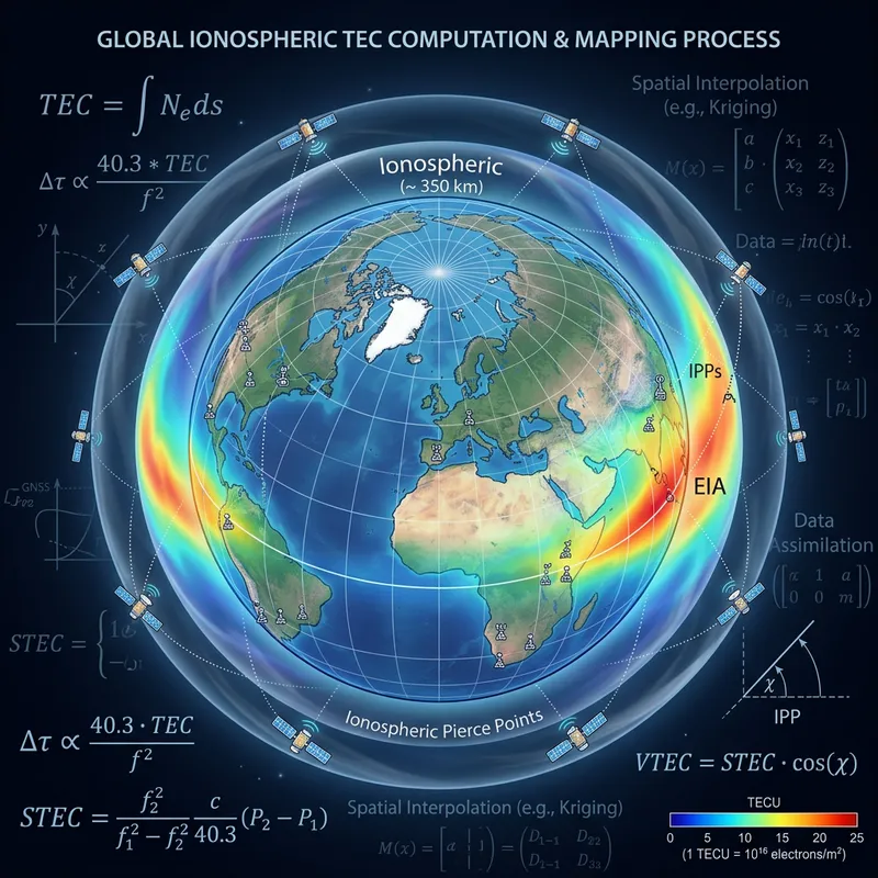 Ionospheric TEC Mapping | Scientific Visualization Ionospheric TEC Mapping | Scientific Visualization