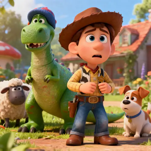 Charming Pixar-Style 3D Animation Features