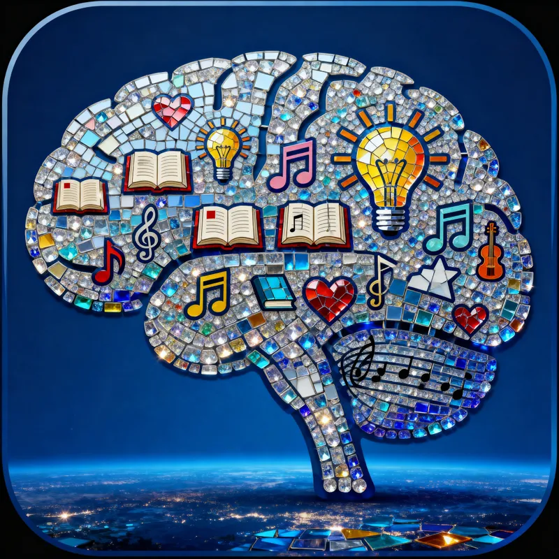 Creative Mosaic Brain Design for Logos & Icons Creative Mosaic Brain Design for Logos & Icons