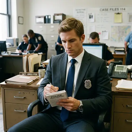 Greg Fox - Junior Detective Character | Sleuthing Adventures